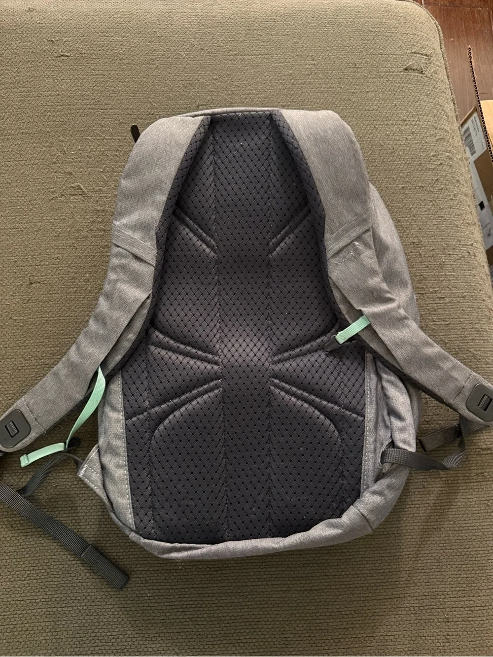 The North Face Gray and Black Backpack